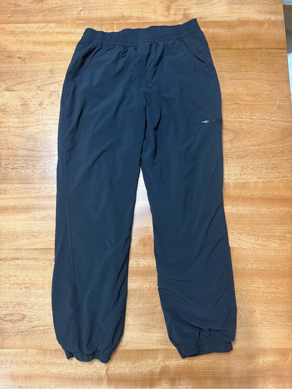 Eddie Bauer Fleece Lined Black Pants 8